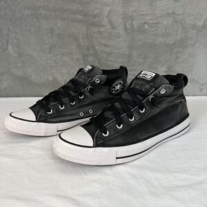 Converse All Star X Shoes Mens Size 13 Black Mid Top Casual Sneakers 145422C